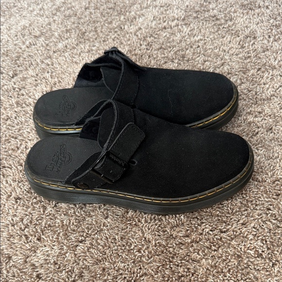Black Suede DR MARTENS mules - Picture 2 of 5